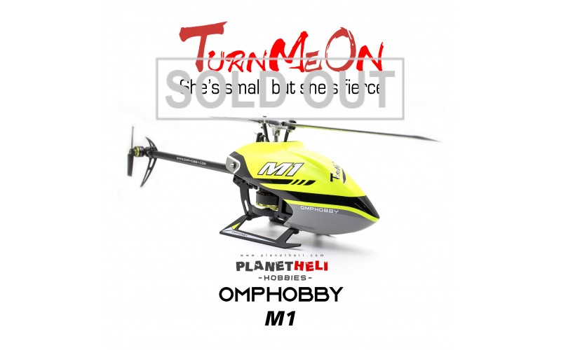 OMPHOBBY M1 Flybarless 6CH Dual Brushless Direct-Drive Motor RC Helicopter BNF with SFHSS Receiver